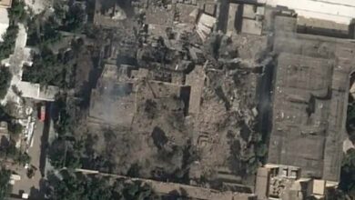 Here is the Iranian Supreme Leader’s complex… Satellite images reveal extensive destruction