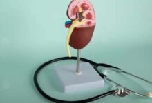 How does high blood pressure silently damage the kidneys?