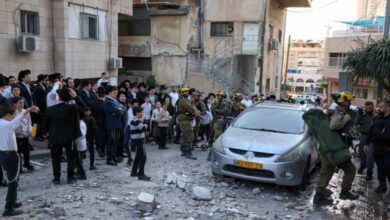 Two dead and one injured after an Iranian cluster-warhead missile falls in central Israel