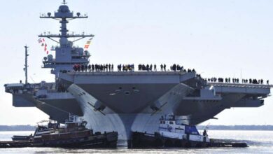 U.S. aircraft carrier Gerald Ford leaves Croatia, destination unknown