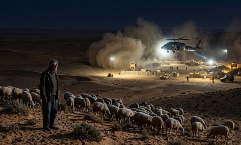 A shepherd stumbles upon a military mystery in the Iraqi desert… Has Israel built a new base?