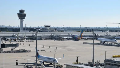 Munich Airport resumes operations after temporary closure… helicopters search for an unidentified drone