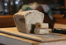 What happens to your blood pressure when you eat whole wheat bread?