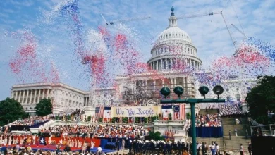 With fighter jets and ships… The British Army participates in America’s Independence celebrations