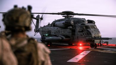 How did the U.S. military rescue its pilots from the waters of the Strait of Hormuz?