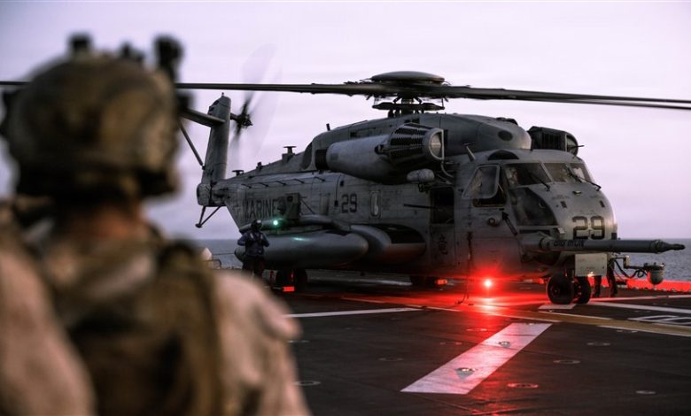 How did the U.S. military rescue its pilots from the waters of the Strait of Hormuz?