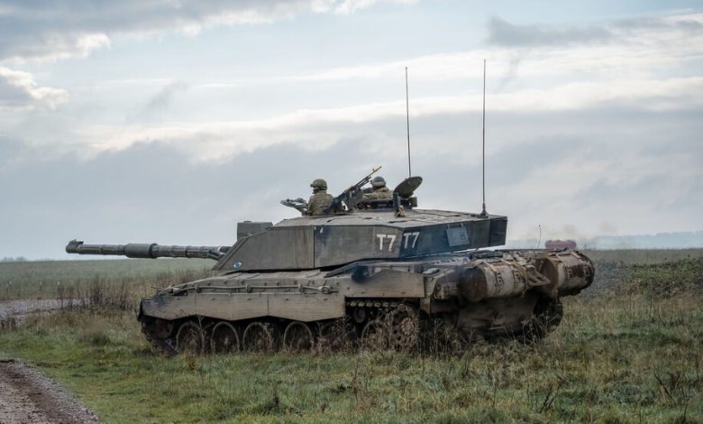 Spring Storm Pushes British Challenger 2 Tanks to Russia’s Border