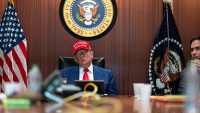 A war room above the runway: this is where Trump decided to resume strikes against Iran