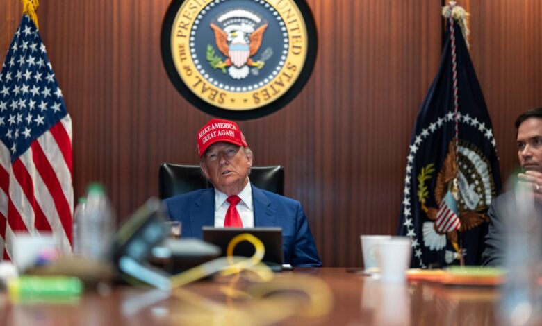 A war room above the runway: this is where Trump decided to resume strikes against Iran