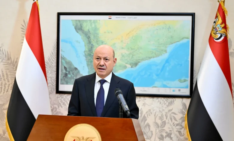 Al-Alimi Reveals Coordination with Saudi Arabia to Secure Maritime Routes