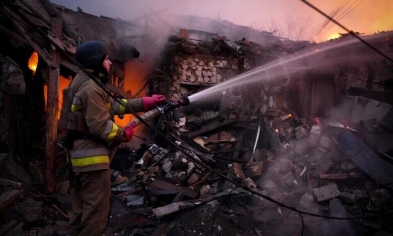 Kyiv Under Russian Fire: Drone and Missile Strikes