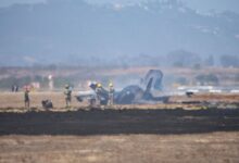 F-35 fighter jet crashes near an elite base in California