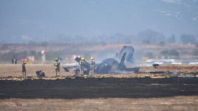 F-35 fighter jet crashes near an elite base in California