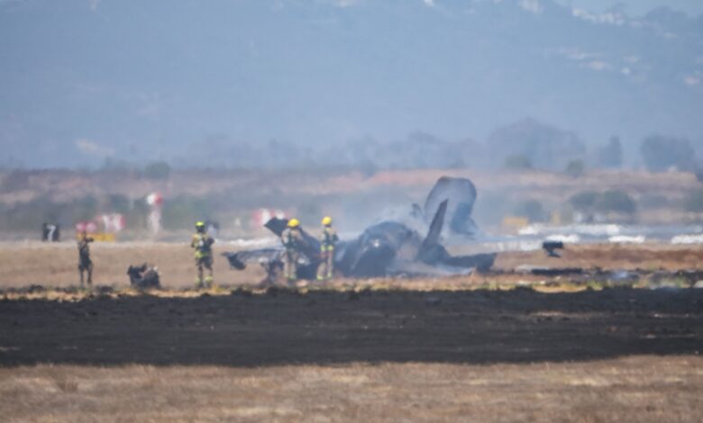 F-35 fighter jet crashes near an elite base in California