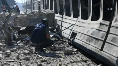 European Anger After Russia Targets the Train