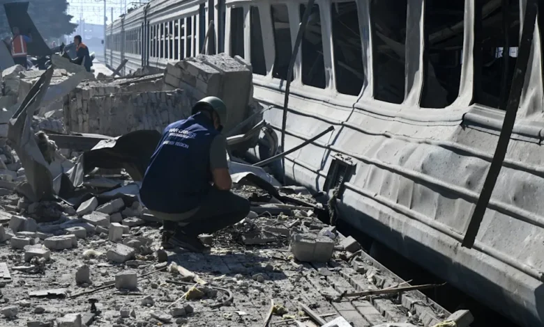 European Anger After Russia Targets the Train