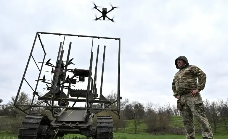 Robots From the Sky: Ukraine Tests Automated Assault Behind Russian Lines