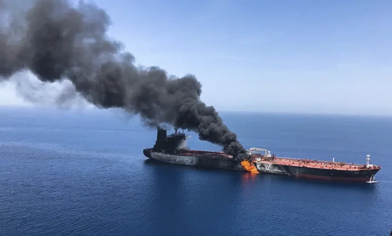 US Reveals Truth Behind Oil Tanker Explosion Involving Sea Mines in the Strait of Hormuz