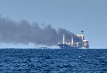 Russia Says It Struck Ukrainian Logistics Centres and a Cargo Ship in the Black Sea
